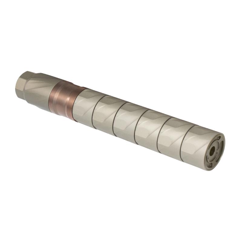 NAV-22 Suppressor, 22 LR, Anodized Finish, Sand SUP-NAV-22-SAND