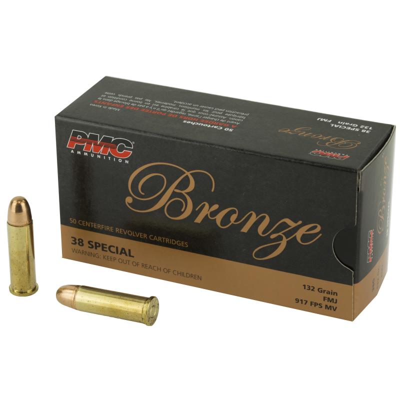 Bronze Line .38 Special 132 Grain Full Metal Jacket