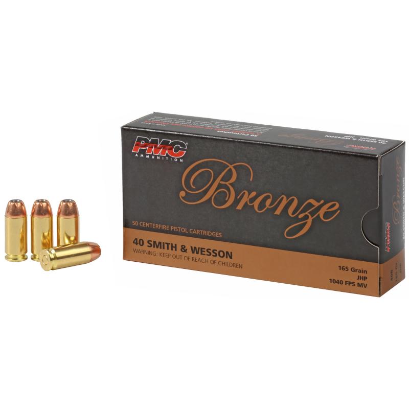 Bronze Line .40 S&W 165 Grain Jacketed Hollow Point