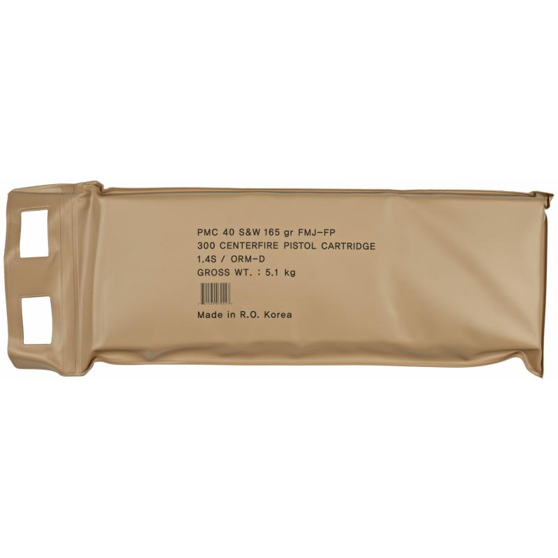 Bronze Line Battle Pack .40 S&W 165 Grain Full Metal Jacket Flat Point Sealed 300-Round Pack