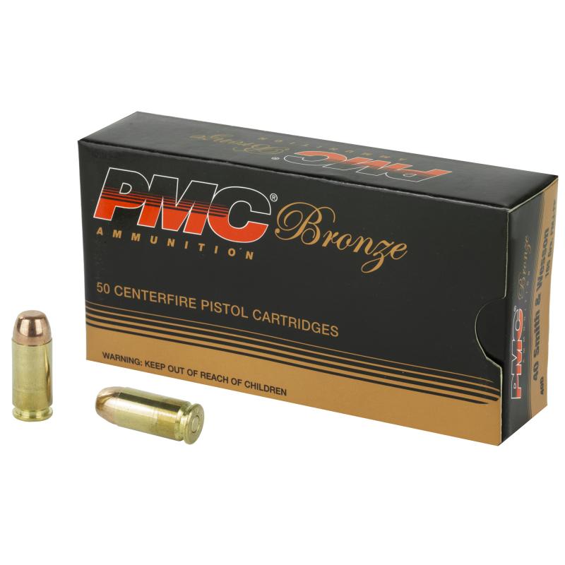 Bronze Line .40 S&W 165 Grain Full Metal Jacket Flat Point