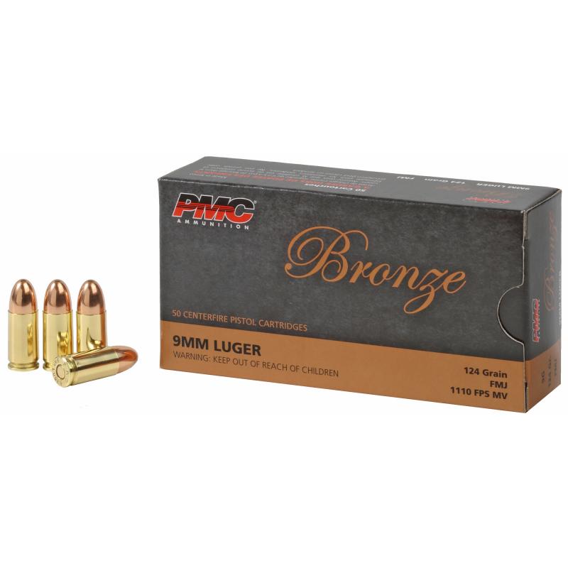 Bronze Line 9mm Luger 124 Grain Full Metal Jacket