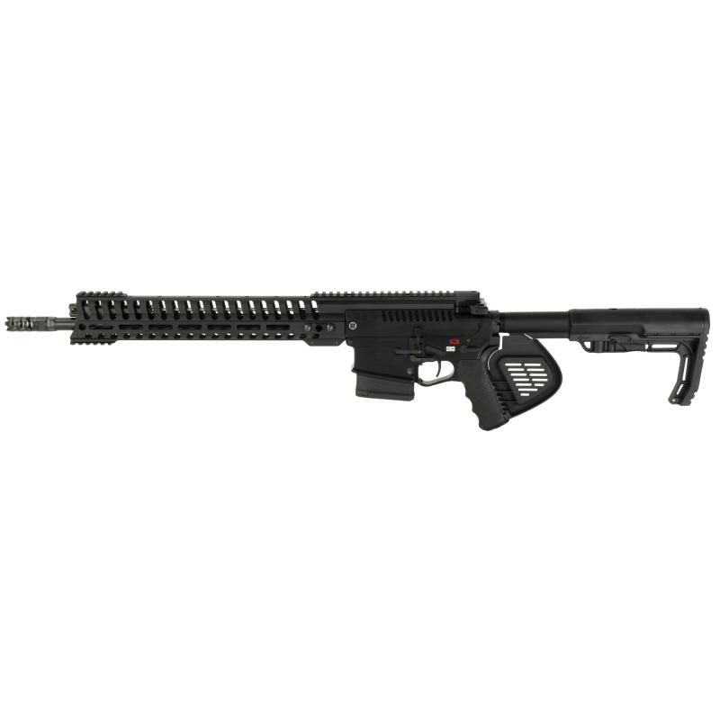 Revolution Featureless 7.62mm/.308 Winchester 16.5 Inch Threaded Barrel M-LOK Handguard Ambidextrous Controls Mission First Tactical Furniture Black Anodized Finish Fixed Stock 0 Round - CA Compliant