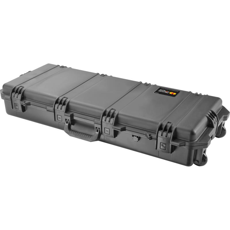 Model iM3100 Carbine Hard Case With In-Line Wheels Black Lockable