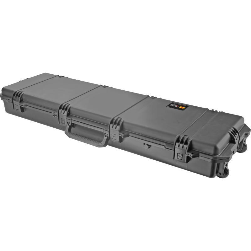 Model iM3300 Double Rifle Hard Case Lockable With In-Line Wheels Black