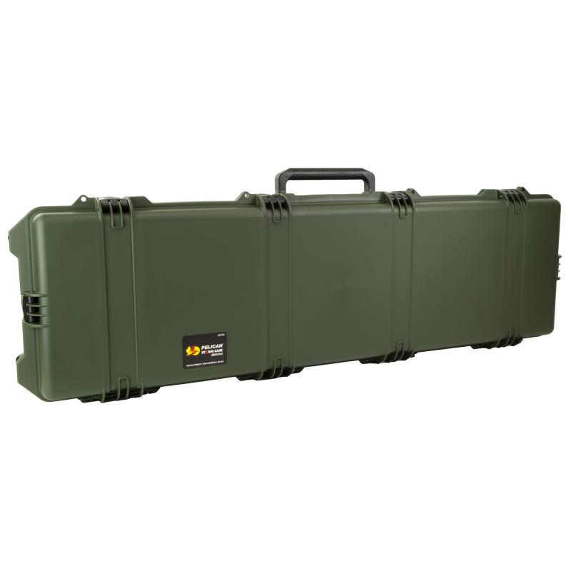 Model iM3300 Double Rifle Hard Case Lockable With In-Line Wheels Olive Drab