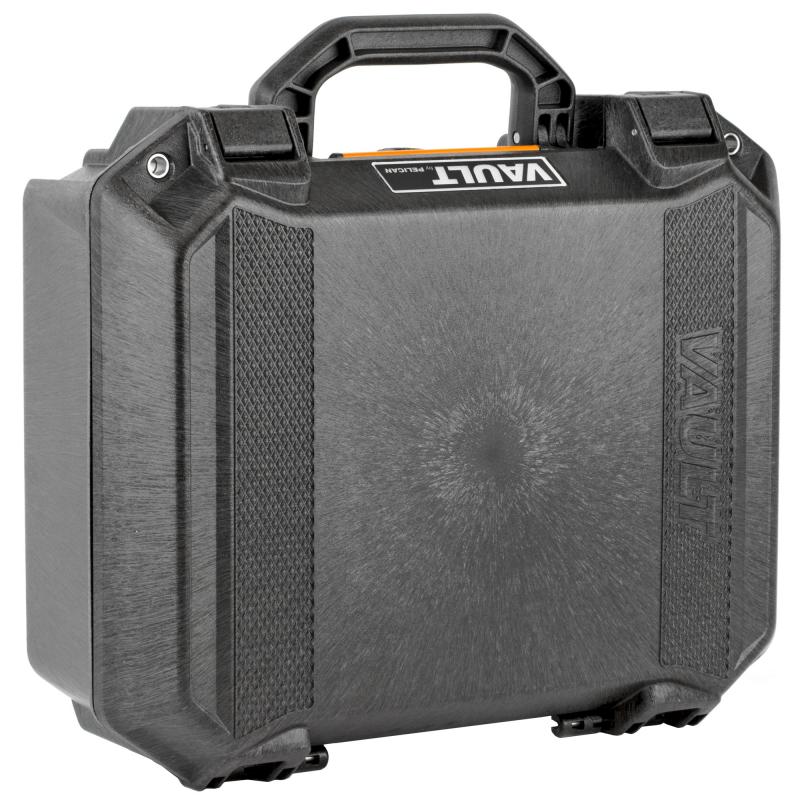 V200, Vault Medium Pistol Case, With Foam, Black, 15.41"x13.08"x6.16" VCV200