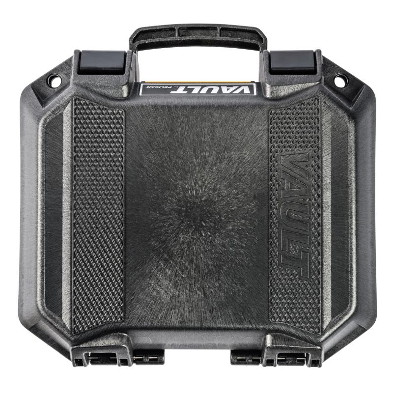 V100PF1 Vault, Pistol Case, Foam Pistol Cutout, Polyethylene Construction, Matte Finish, Black VCV100-0060-BLK