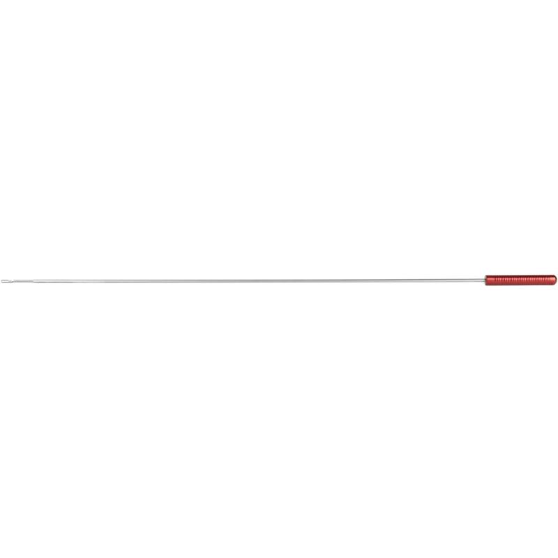 One Piece Stainless Steel Short Rifle Cleaning Rod .22-.26 Caliber 26 Inch