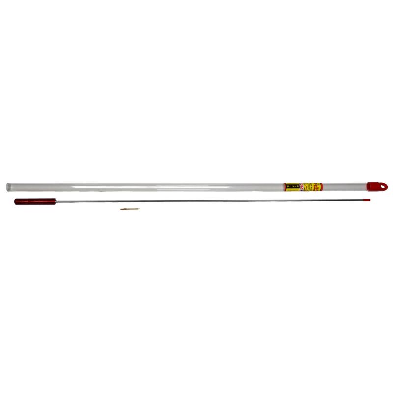 One Piece Stainless Steel Rifle Rod .17 Caliber With .17 Caliber Jag 32.5 Inch