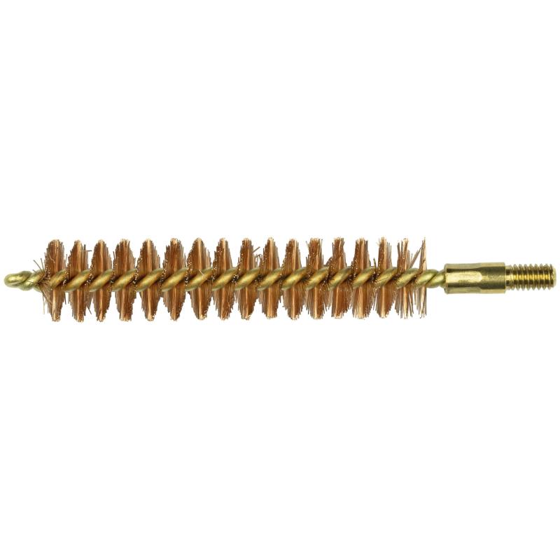 Brass Core Bronze Bristle Rifle Chamber Brush Fits .22-250,  6BR, .270 Caliber., 7mm-08, 7mm Mauser, .308, .30-06. (.30 Caliber )