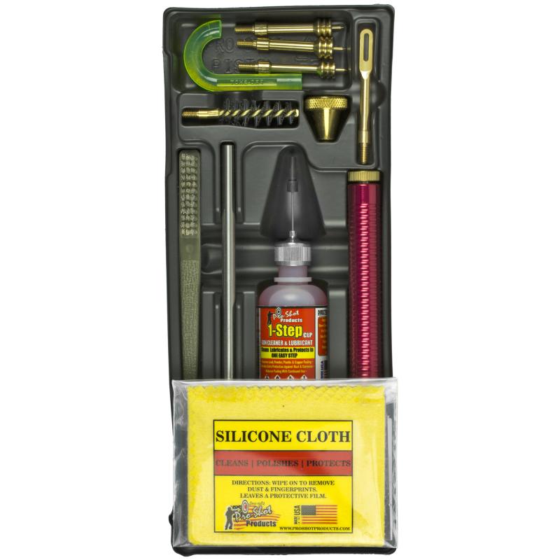 Premium Classic Multi-Caliber Pistol Box Cleaning Kit .38-.45