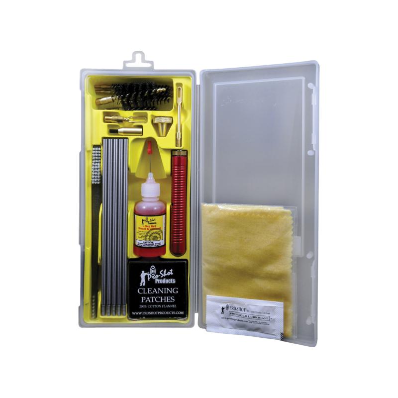 Premium Universal Cleaning Box Kit .22 Caliber - 12 Gauge
