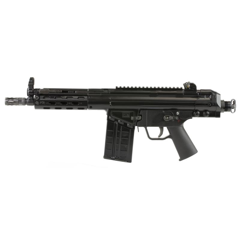 PTR PDW R .308 Winchester/7.62 NATO 8.125 Inch Match Grade Bull Barrel Black Tactical Handguard 20 Round