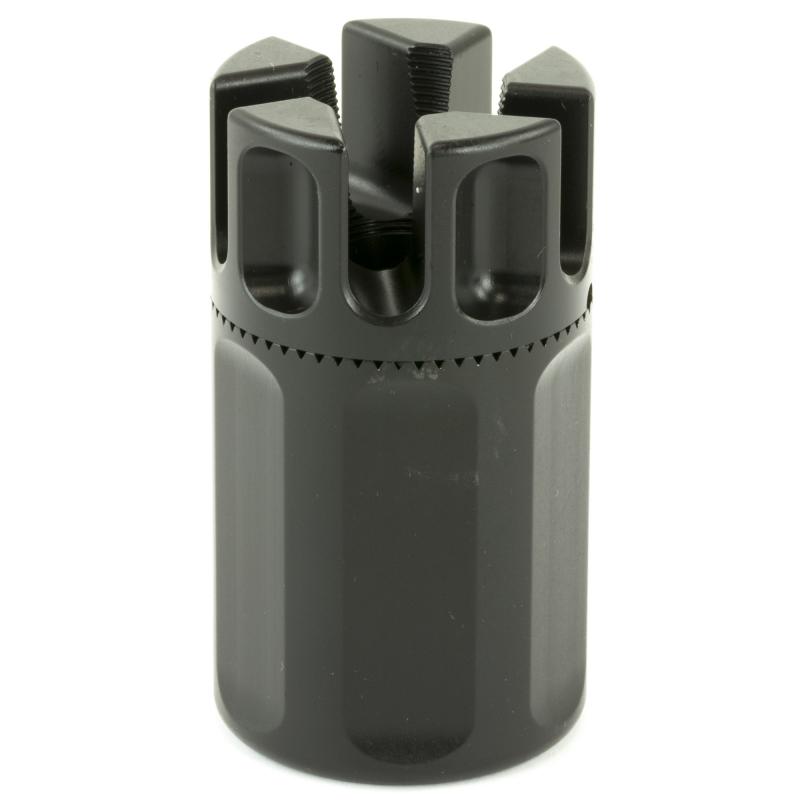 Primary Weapons Systems, Flash Suppressing Compensator, 223 Rem, For ShortBarreled Rifles, Black 3CQB12A1