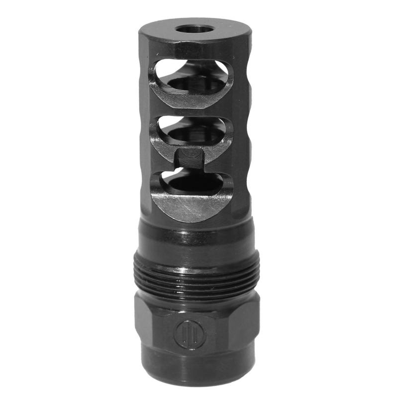 FRC Compensator, 223 Remington/556NATO, Suppressor Mount, Black, Fits 1/2X28 FRC-F-2P-1-2X28