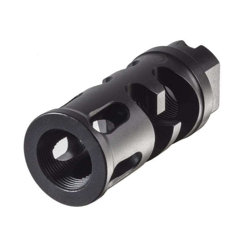Flash Suppressing Compensator, MOD 2, 762x39, 14x1 LH Thread, Fits AK47, Black FSC-47-14X1LH