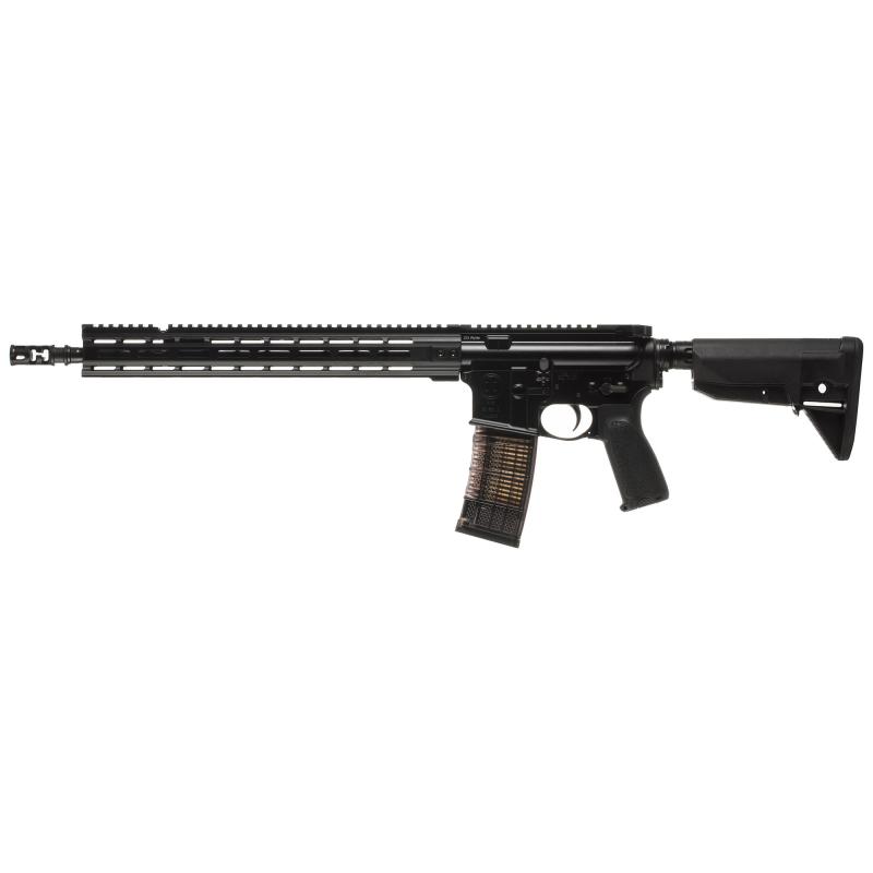 MK116 MOD 1-M, 223 Wylde, 16.1" Barrel, 1:8" Twist, Piston Driven, Mid-Length Gas, 15.05" PWS MLOK Handguard, Anodized Finish, Black, BCM Pistol Grip, BCM Adjustable Stock, 30 Rounds 18-M116RA1B