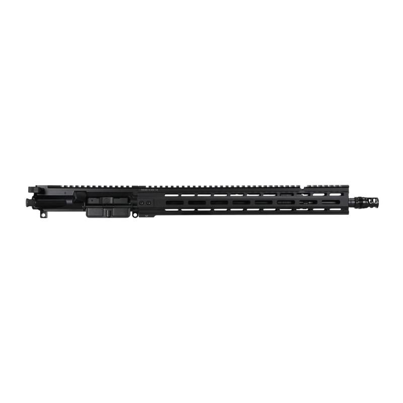 MK116 MOD 1-M, Upper Receiver, Fits AR-15, 223 Wylde, 16.1" Barrel, 1:8" Twist, FSC 556 Muzzle Device, 15.05" PWS MLOK Handguard, Anodized Finish, Black, Includes Radian Raptor Ambidextrous Charging Handle MK1-M1U-223-16