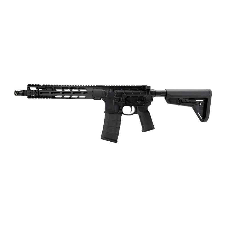 MK111, MOD 2-M, Semi-automatic, Short Barreled Rifle, 223 Wylde, 11.85" Barrel, PWS Triad Compensator, Anodized Finish, Black, BCM Adjustable Stock, BCM Grip, Radian Raptor Ambidextrous Charging Handle, 11" M-LOK Free Floated Handguard, 30 Rounds, 1 Maga