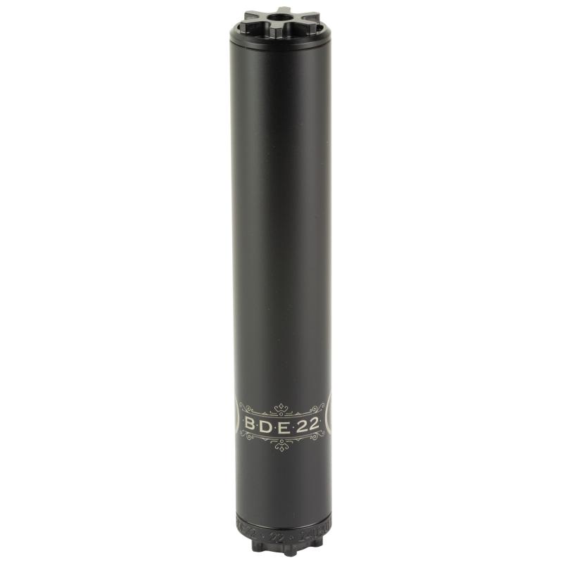 BDE 22 Caliber, Cerakote Finish, Black, Titanium, Fits 1/2x28 TPI 23-TE0B