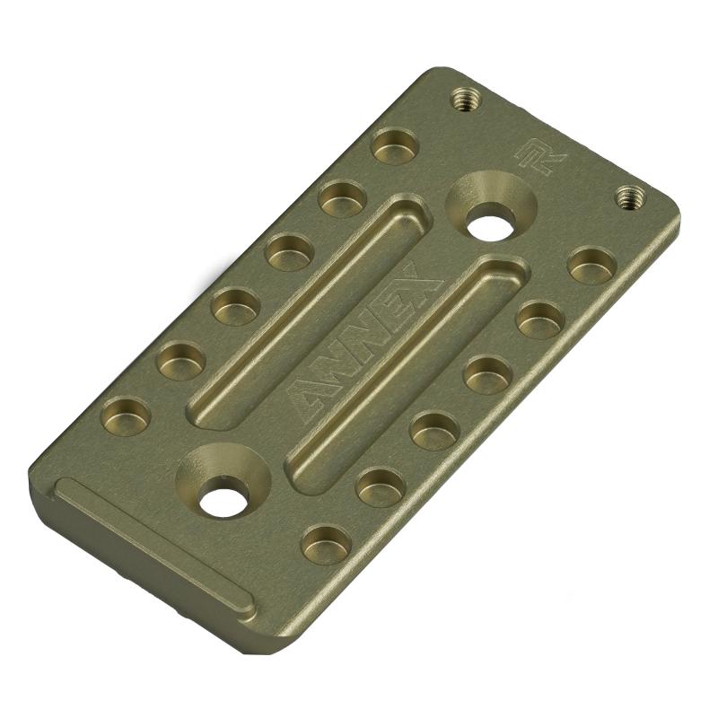 Q-Sert Arca Swiss Mount, Converts Q-Sert to Arca, Clear Anodized Finish, Gray ACC-ARCA-QSERTPLATE