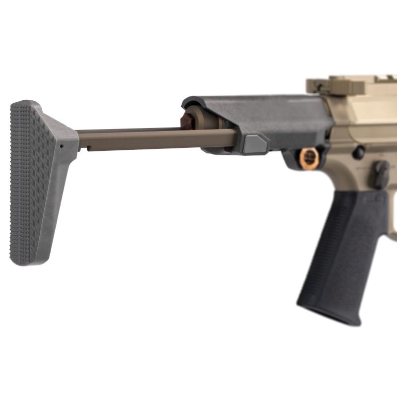 Honey Badger Stock Assembly, Fits Honey Badger Receiver, Gray ACC-HB-STOCK-ASSEMBLY