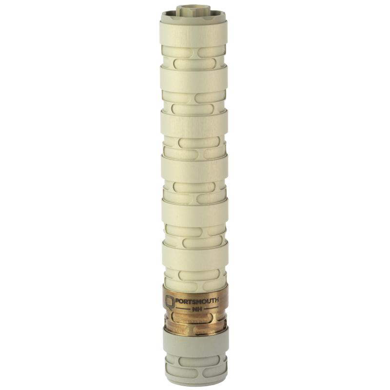 Erector Modular Rimfire .22 Long Rifle and Smaller Full Length 7.6 Inches Stainless Steel/Aluminum Construction 1/2-28 TPI Direct Thread Attachment - All NFA Rules Apply