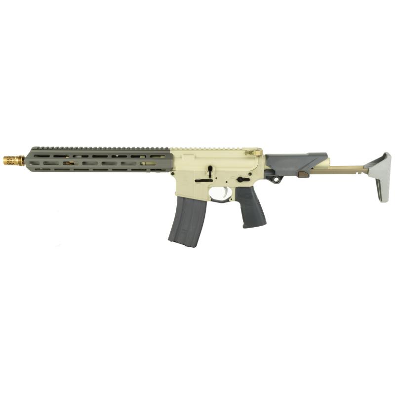 Sugar Weasel, Semi-automatic, Short Barrel Rifle, 5.56 NATO, 13" Threaded Barrel, Clear Anodized Finish, Flat Dark Earth Cerakote, 6 Position Stock, 1 Magazine, 30 Rounds, Product Finishes, Shade Variations and Other Imperfections Are Normal Due to the M