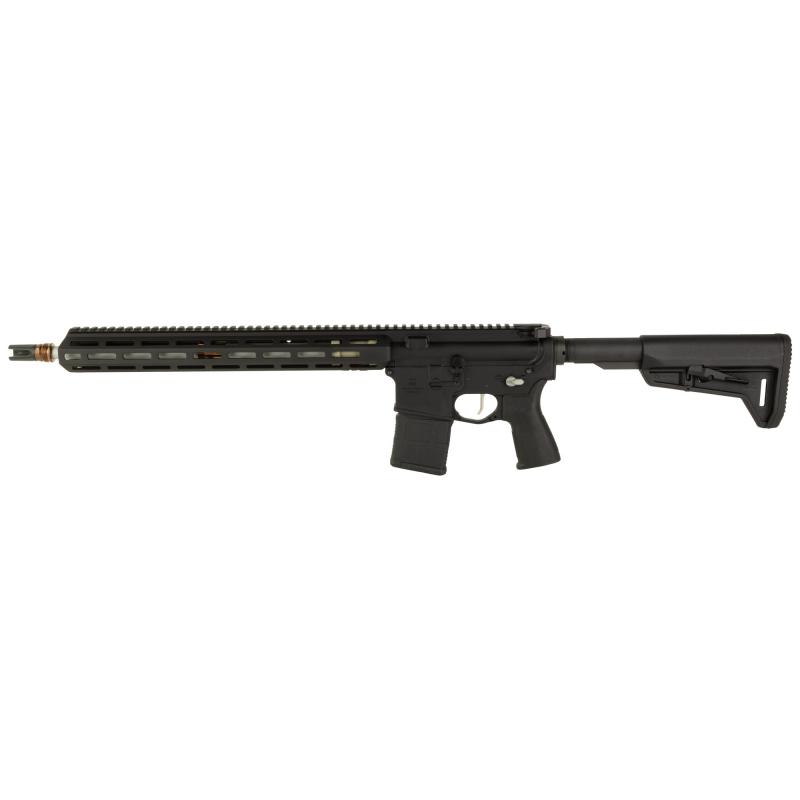 Sugar Weasel, Semi-automatic, Rifle, 223 Remington/556NATO, 16" Barrel, 1/2x28 Threaded, Anodized Finish, Black, Magpul SL-K Stock, 15" Free Floated M-LOK Handguard, 30 Rounds, 1 Magazine SW-556-16IN-RIFLE-BLK