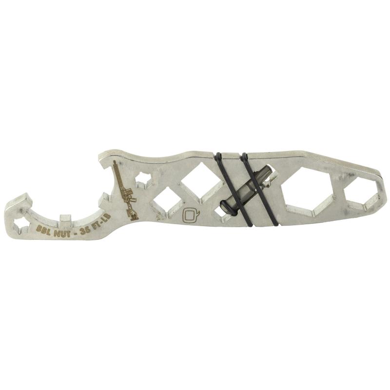 Fix Multi Tool, Fits Q Fix Rail, Brushed Stainless Steel Finish, Silver TOOL-MULTI-FIX