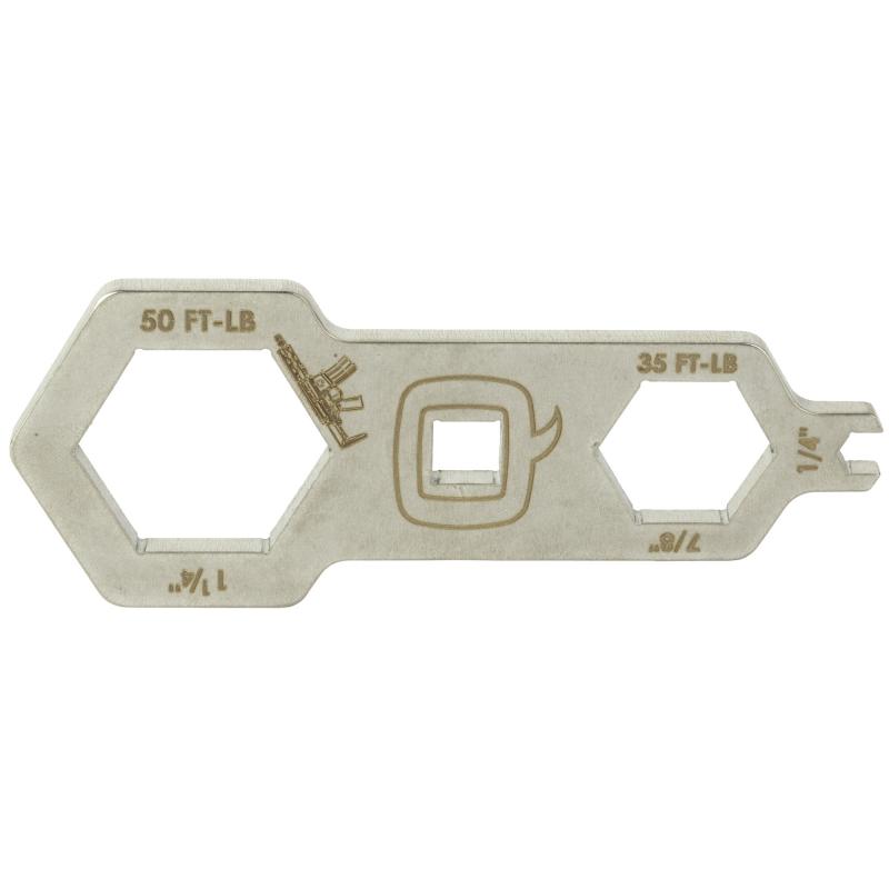 Honey Badger Multi Tool, Fits Honey Badger Rail, Brushed Stainless Steel Finish, Gray TOOL-MULTI-HB