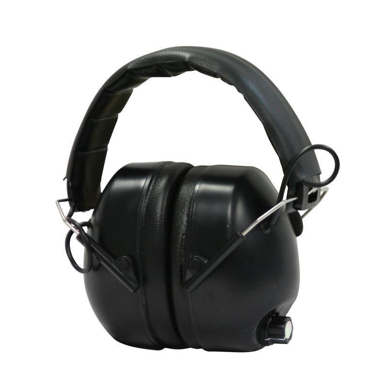 430-EHP Electronic Earmuff With Black Padded Headband Black Earcups