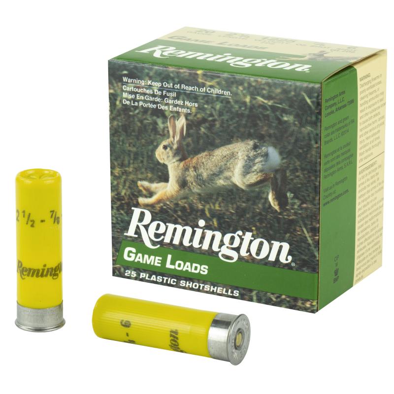 Game Load, 20Ga, 2.75", #6, 3.25 Dr, 1 oz. 20040