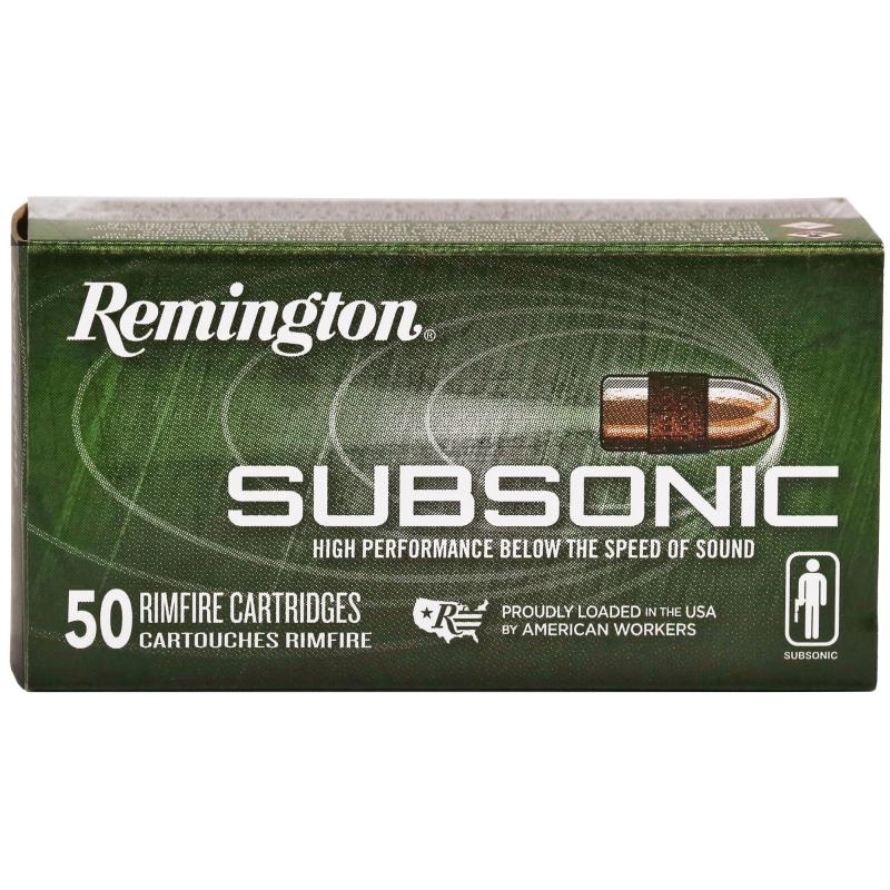 Subsonic,22 LR, 40 Grain, Copper Plated Hollow Point, 50 Round Box 21135