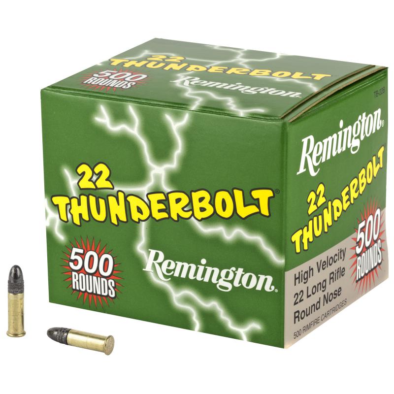 Thunderbolt .22 Long Rifle 40 Grain Round Nose 500 Round Bulk Pack