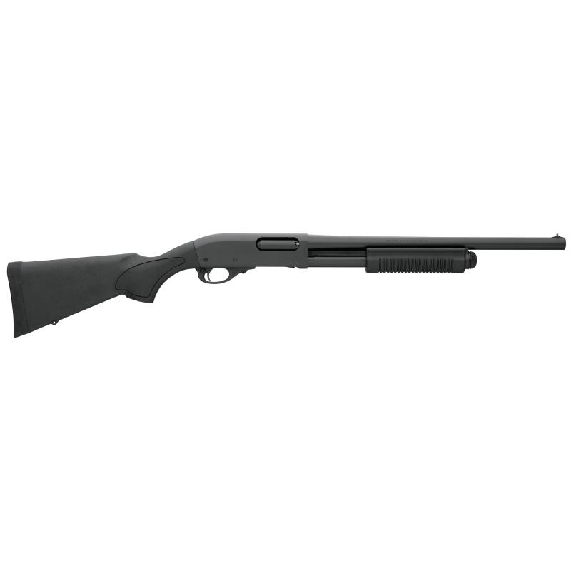 870 Tactical, Pump, 12 Gauge, 3" Chamber, 18" Barrel, Matte Blued Finish, Black, RemChoke, Synthetic Stock, Bead, 5 Rounds R25549