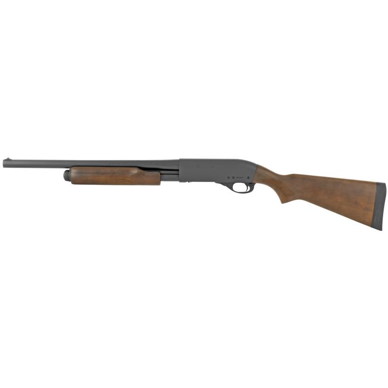 870 Tactical, Pump, 12 Gauge, 3" Chamber, 18.5" Barrel, Matte Blued Finish, Black, Cylinder Choke, Hardwood Stock, 5 Rounds R25559