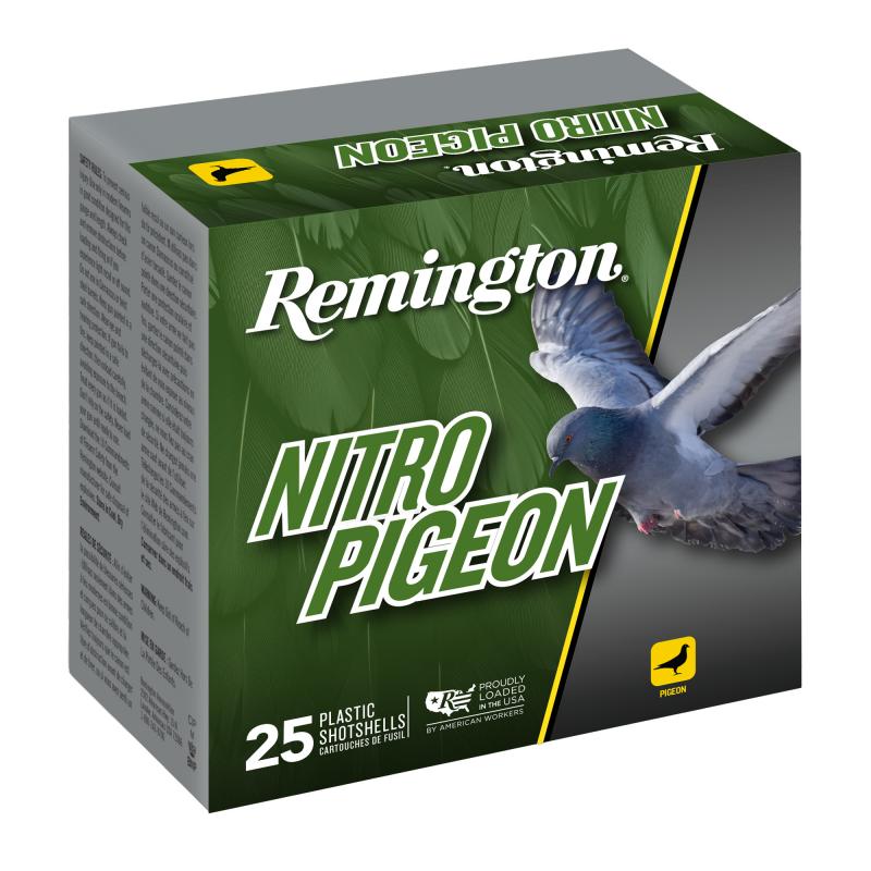 Nitro Pigeon, 12 Gauge, 2.75" Chamber, #7.5, Copper Plated Hard Lead, 25 Round Box R28681