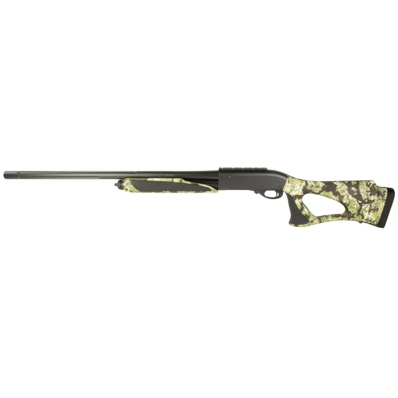 870 SPS Super Slug, Pump Action, 12 Gauge, 3" Chamber, 25" Rifled Barrel, Synthetic Kryptek Obskura Transitional Stock and Forend, Matte Black Finish, 4 Rounds R82102