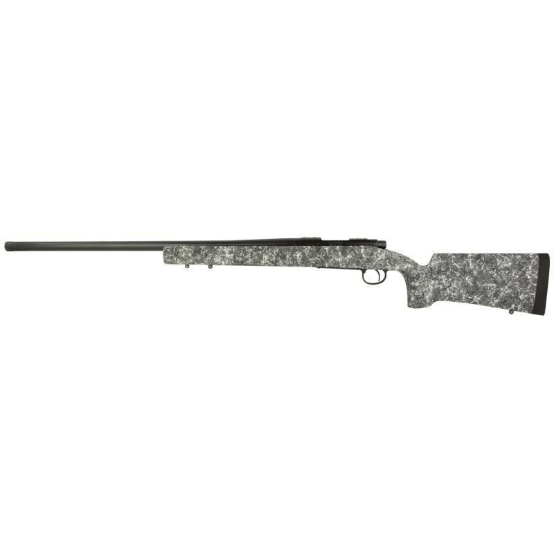 700, Long Range, Bolt Action Rifle, 6.5 Creedmoor, 26" Threaded Barrel, Matte Finish, Black, Timney Impact700 Trigger, HS Precision Stock, Grey with Black & White Speckles, 4 Rounds, Right Hand R84170