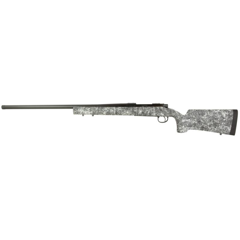700, Long Range, Bolt Action Rifle, 30-06 Springfield, 26" Threaded Barrel, Matte Finish, Black, Timney Impact700 Trigger, HS Precision Stock, Grey with Black & White Speckles, 3 Rounds, Right Hand R84172