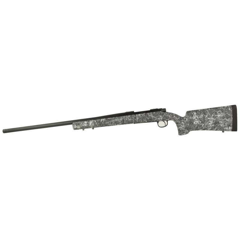 700, Long Range, Bolt Action Rifle, 7MM Remington, 26" Threaded Barrel, Matte Finish, Black, Timney Impact700 Trigger, HS Precision Stock, Grey with Black & White Speckles, 3 Rounds, Right Hand R84175