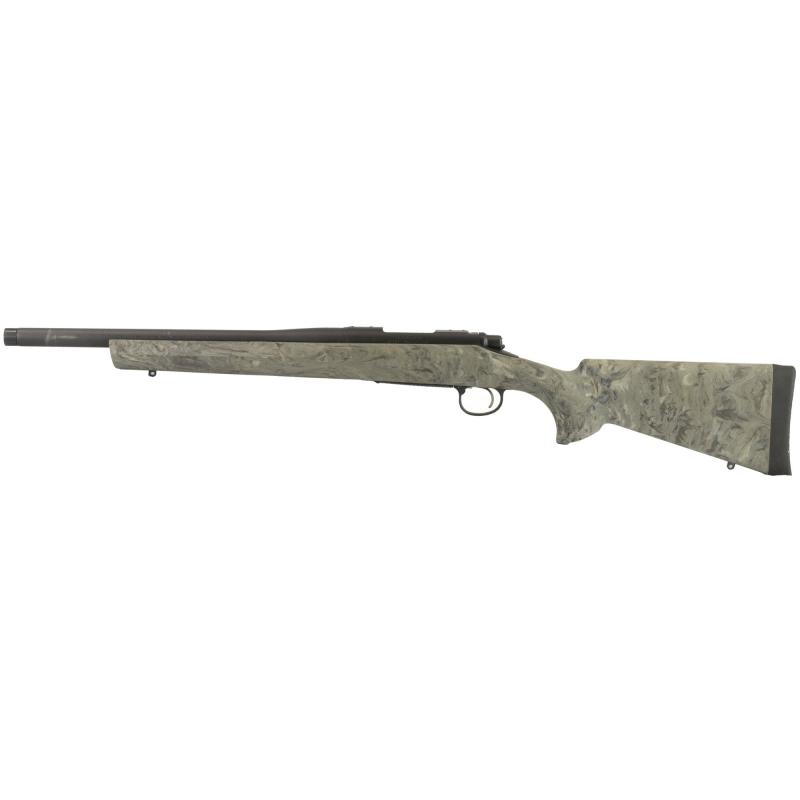 700, SPS Tactical, Bolt Action Rifle, 300 Blackout, 16.5" Threaded Barrel, Matte Blued Finish, Black Hogue Overmolded Stock, 4 Rounds, Right Hand R84205