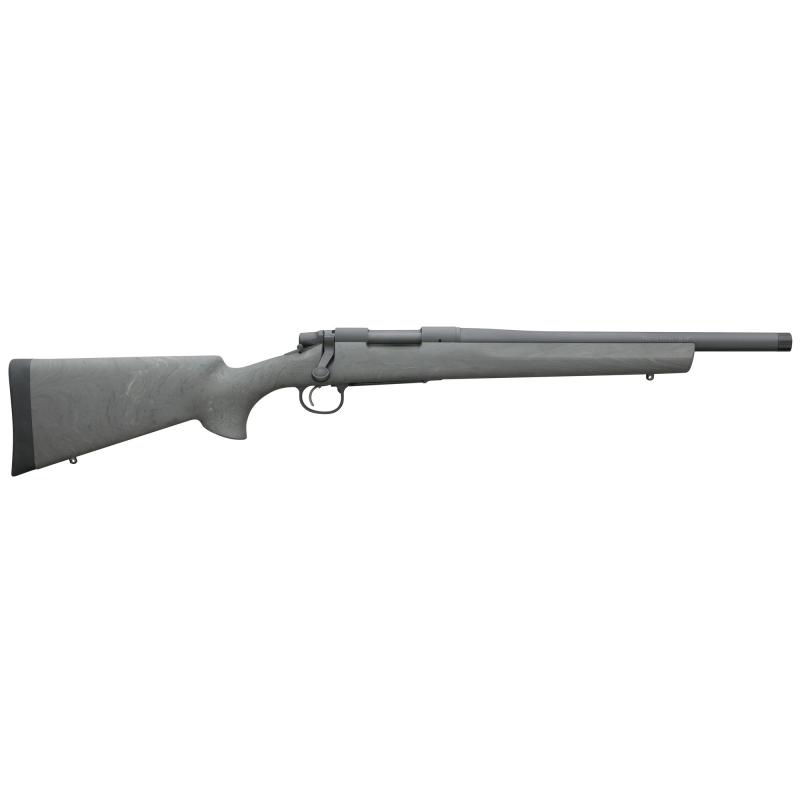 700, Special Purpose Synthetic, Tactical, Bolt Action Rifle, 223 Remington, 16.5" Threaded Barrel, Matte Blued Finish, Black Hogue Overmolded Stock, Right Hand, 3 Rounds, Right Hand R85549