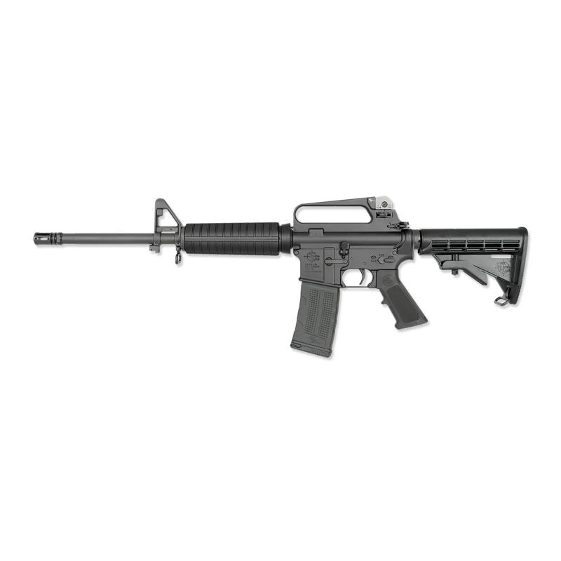 LAR-15 A2 Carbine, Semi-automatic, AR, 223 Remington/556NATO, 16" Barrel, Anodized Finish, Black, Carbine Length Gas System, A2 Upper Receiver, A2 Front Sight, 2-Stage Trigger, 6 Position Collapsible Stock, 30 Rounds, 1 Magazine AR1295