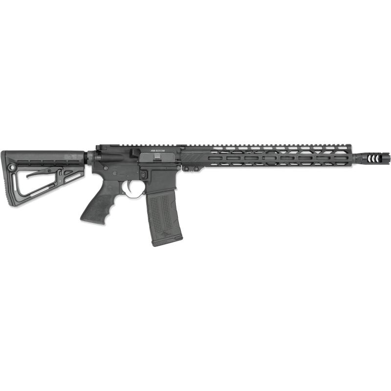 LAR-15M Tactical Carbine, Semi-automatic, AR, 458 Socom, 16" Barrel, RRA Operator Brake, Anodized Finish, Black, Hogue Rubber Grip, RRA 2-Stage Trigger, RRA NSP2 6 Position Collapsible Stock, RRA 15" Free Float M-LOK Handguard, 30 Rounds, 1 Magazine SOC1