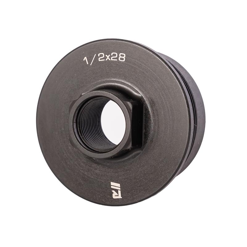 Universal Direct Thread Mount, 1/2X28 to 1.375" X 24 Thread Pattern, Matte Finish, Black DTM002