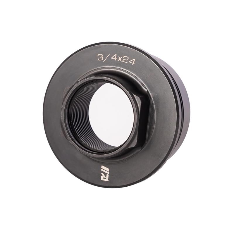 Universal Direct Thread Mount, 3/4x24 to 1.375" X 24 Thread Pattern, Matte Finish, Black DTM003