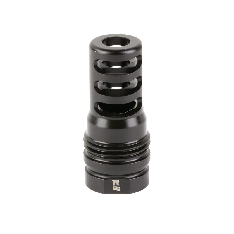 3 Port Brake .338, Muzzle Brake, 5/8X24 Thread Pitch, Matte Finish, Black MB024